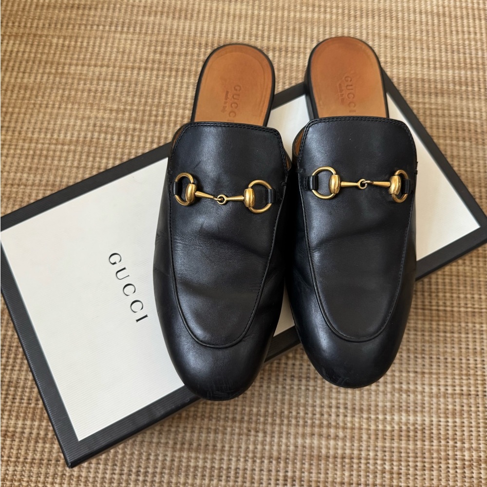Gucci Women’s Princetown Horsebit Slippers (Mules)